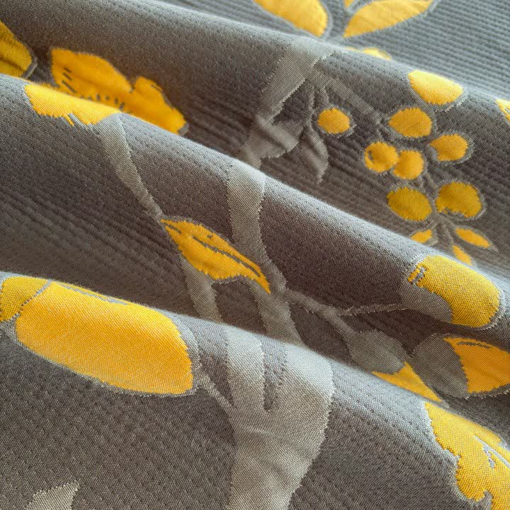 Ownkoti Branch & Bird Cotton Gauze Quilt Blanket - image 13