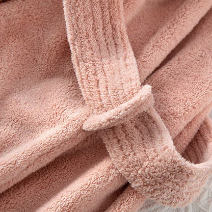 Ownkoti His & Hers Solid Color Absorbent Bath Robe - image 13