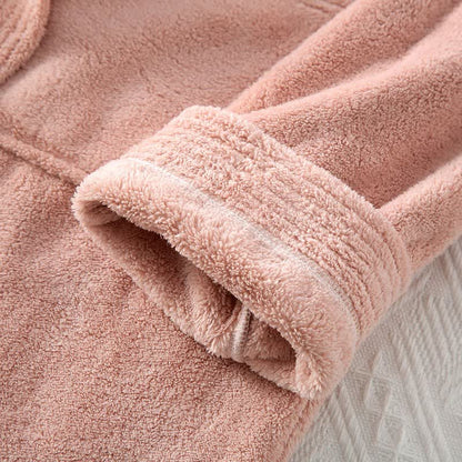 Ownkoti His & Hers Solid Color Absorbent Bath Robe - image 12