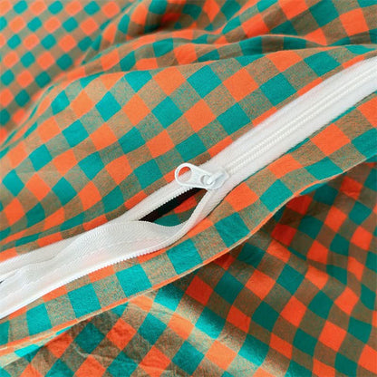 Ownkoti Small Check Gingham Cotton Bedding Set - image 14