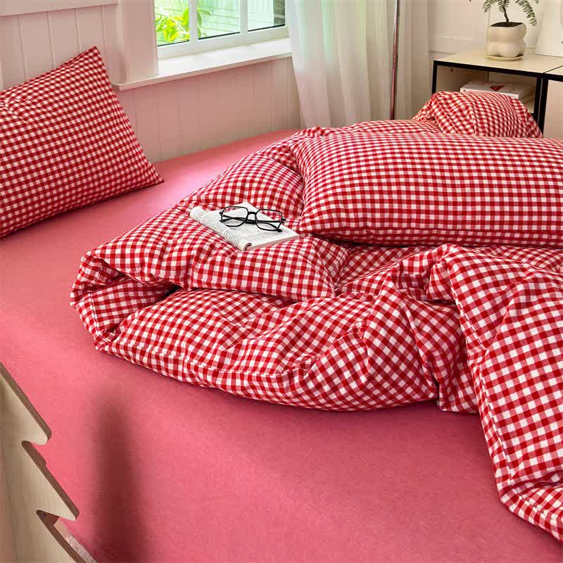 Ownkoti Small Check Gingham Pure Cotton Bedding Set - image 24