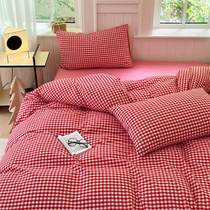 Ownkoti Small Check Gingham Pure Cotton Bedding Set - image 23