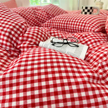 Ownkoti Small Check Gingham Pure Cotton Bedding Set - image 25