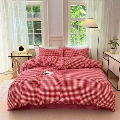 Ownkoti Small Check Gingham Pure Cotton Bedding Set - image 22