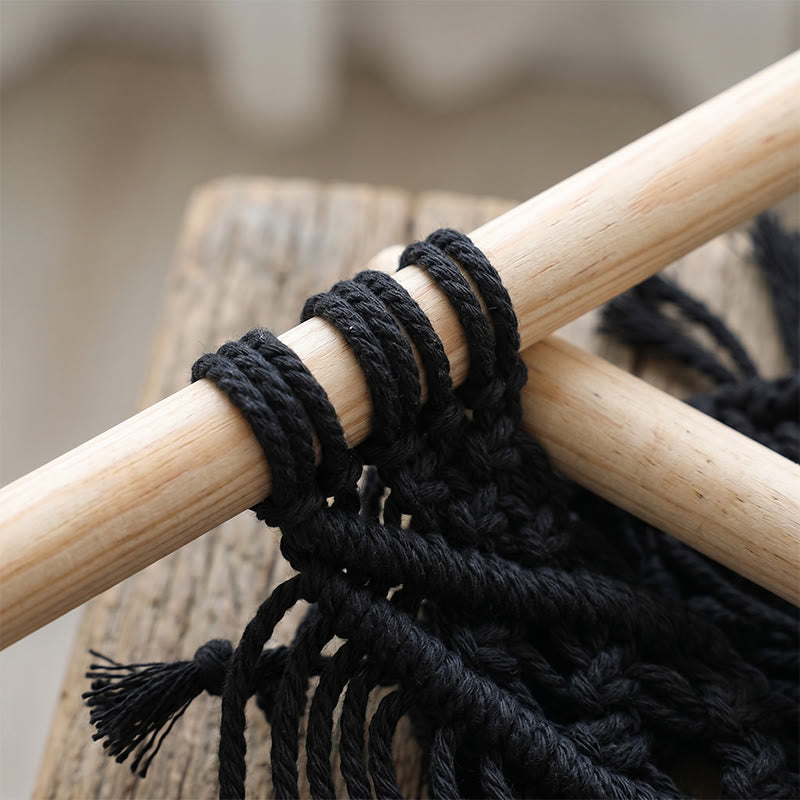 Ownkoti Gothic Macrame Tassels Bat Wall Hanging - image 2