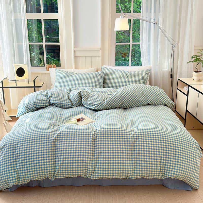 Ownkoti Small Check Gingham Cotton Bedding Set - image 3