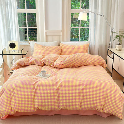 Ownkoti Small Check Gingham Cotton Bedding Set - image 7