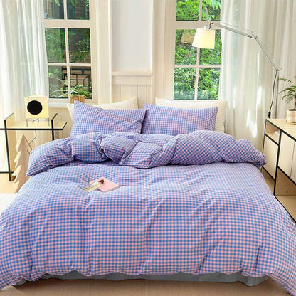 Ownkoti Small Check Gingham Cotton Bedding Set - image 5