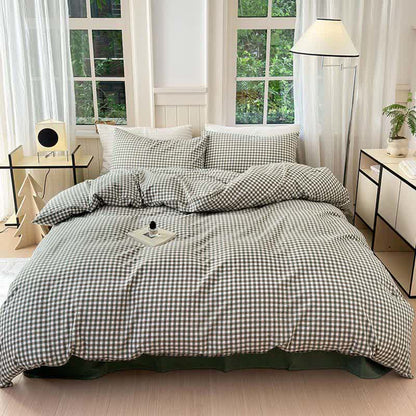 Ownkoti Small Check Gingham Cotton Bedding Set - image 18