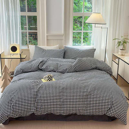Ownkoti Small Check Gingham Pure Cotton Bedding Set - image 3