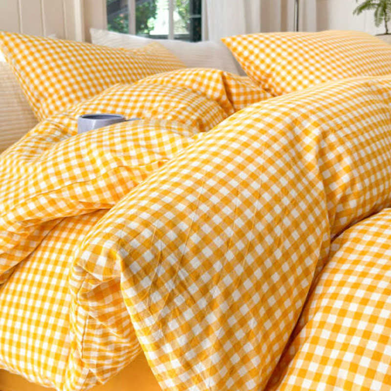 Ownkoti Small Check Gingham Pure Cotton Bedding Set - image 6