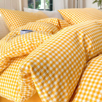 Ownkoti Small Check Gingham Pure Cotton Bedding Set - image 6