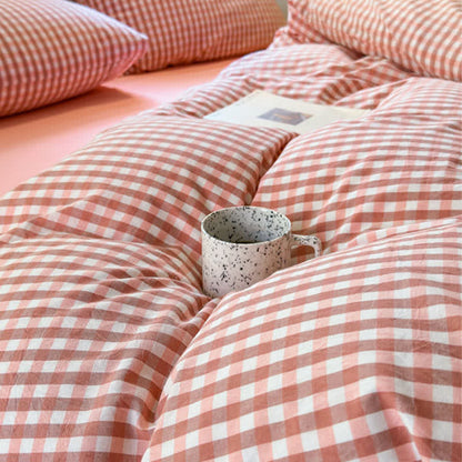 Ownkoti Small Check Gingham Pure Cotton Bedding Set - image 12