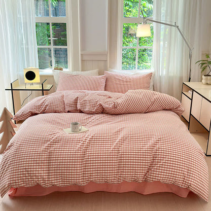 Ownkoti Small Check Gingham Pure Cotton Bedding Set - image 10