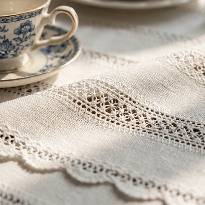 Ownkoti Rustic Lace Thousand Wheat Tablecloth - image 2
