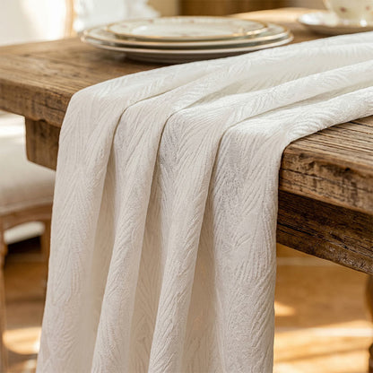 Ownkoti Leaf Pattern Jacquard Tablecloth - image 4