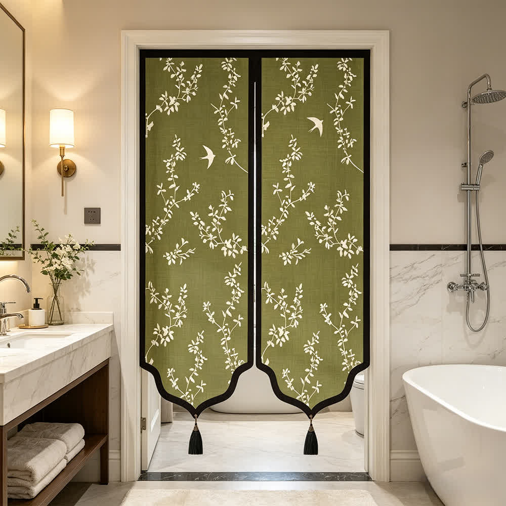 Ownkoti Vintage Botanical Room Divider Door Curtain - image 2