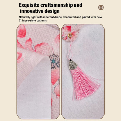 Ownkoti Cherry Blossom Waterproof Doorway Curtain - image 6