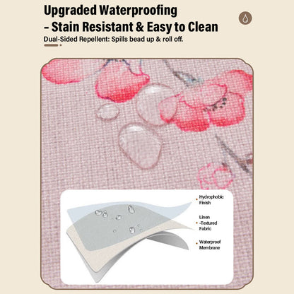 Ownkoti Cherry Blossom Waterproof Doorway Curtain - image 5