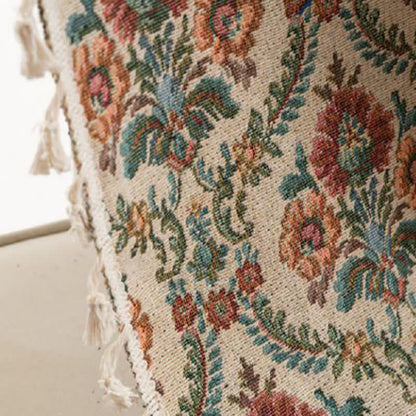 Ownkoti Cottage Style Floral & Leaf Tassel Curtain - image 3