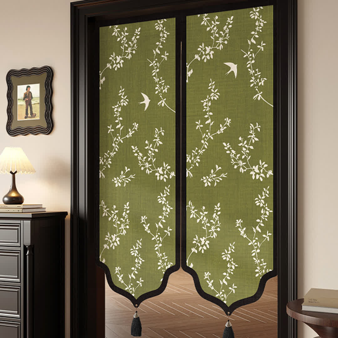Ownkoti Vintage Botanical Room Divider Door Curtain - image 3