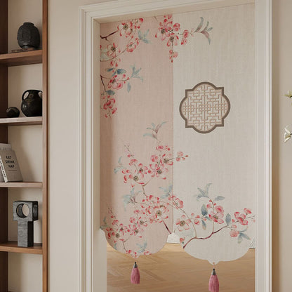 Ownkoti Cherry Blossom Waterproof Doorway Curtain - image 3