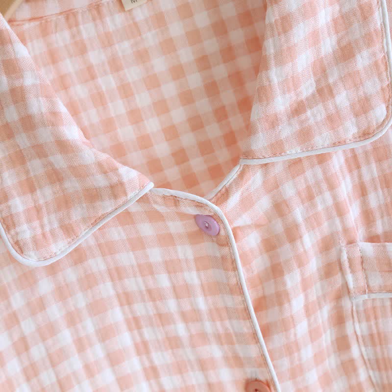 Ownkoti Gingham Pure Cotton Pajama Set - image 5