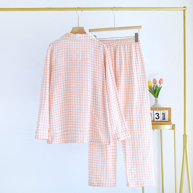 Ownkoti Gingham Pure Cotton Pajama Set - image 2