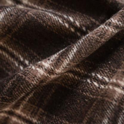 Ownkoti Vintage Style Plaid Tassel Curtain - image 15