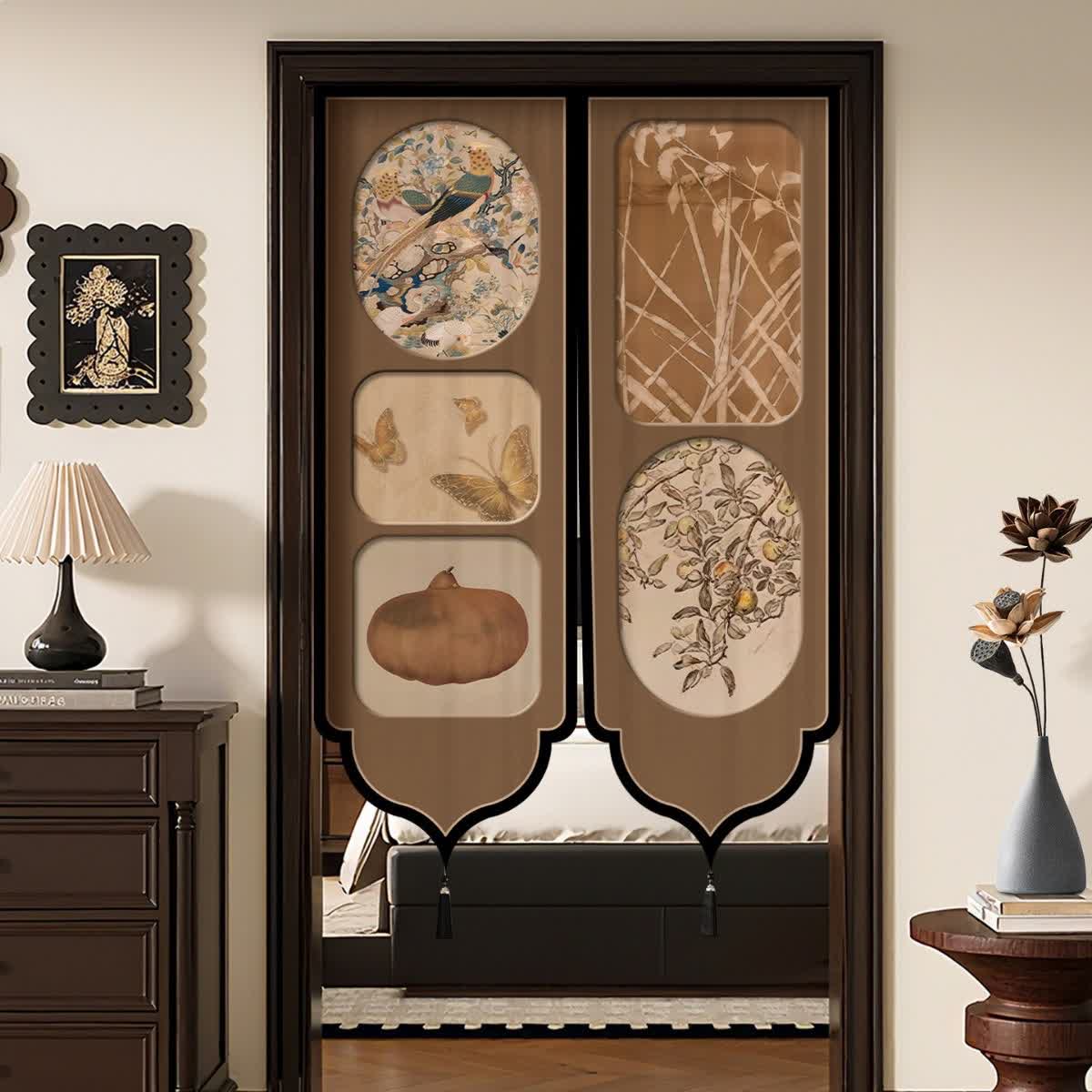 Ownkoti Vintage Oriental Room Divider Door Curtain - image 1
