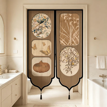 Ownkoti Vintage Oriental Room Divider Door Curtain - image 4