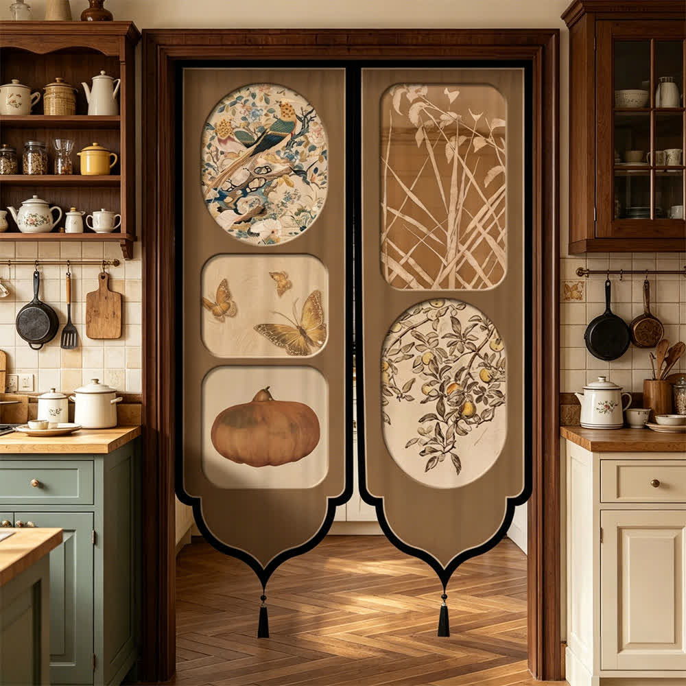Ownkoti Vintage Oriental Room Divider Door Curtain - image 2