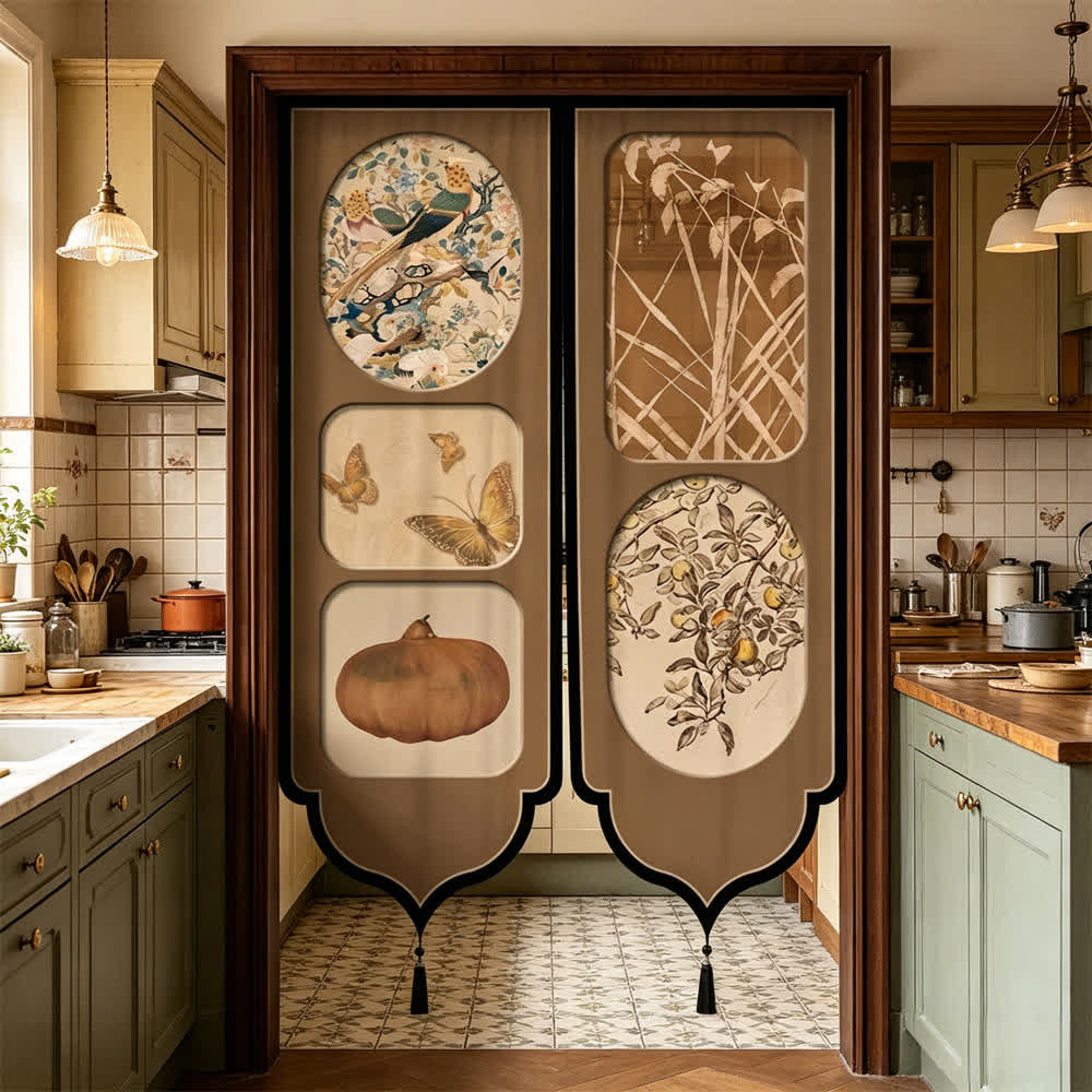 Ownkoti Vintage Oriental Room Divider Door Curtain - image 3