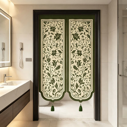 Ownkoti Vintage Floral Room Divider Door Curtain - image 2