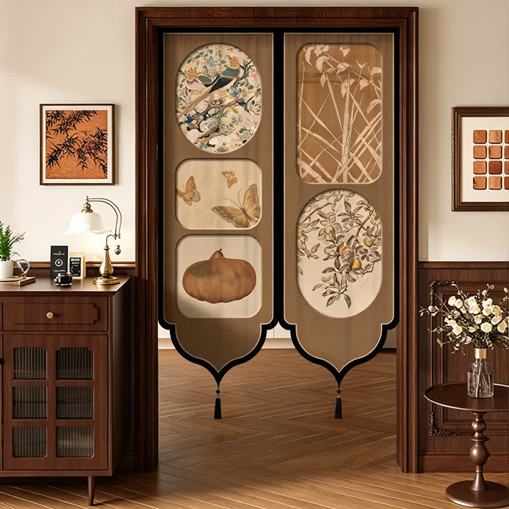Ownkoti Vintage Oriental Room Divider Door Curtain - One-piece - 39"W x 59"L - image 6