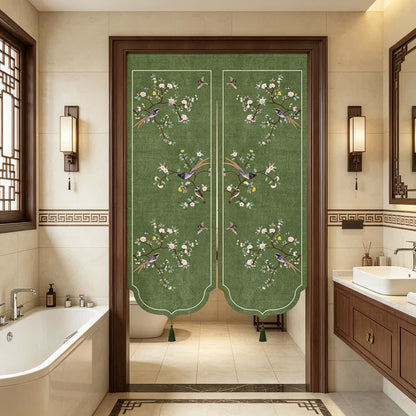 Ownkoti Floral Bird Room Divider Door Curtain - image 2