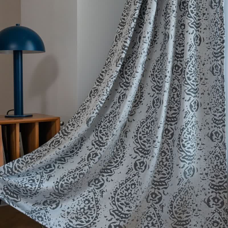 Ownkoti Vintage Style Water Drop Pattern Curtain - image 7