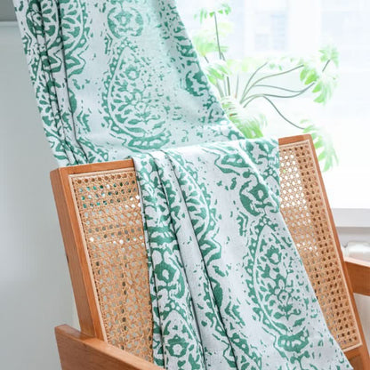 Ownkoti Vintage Style Water Drop Pattern Curtain - image 3