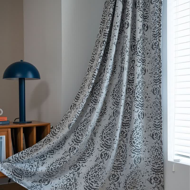 Ownkoti Vintage Style Water Drop Pattern Curtain - image 6