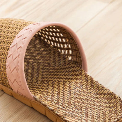 Ownkoti Natural Rattan Anti-Slip Indoor Slippers  - image 5