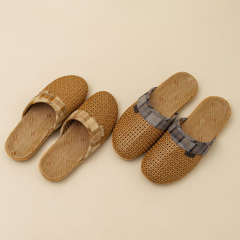 Ownkoti Rattan Odor-Resistant Indoor Slippers  - image 1