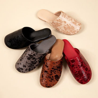 Ownkoti Vintage Marble Pattern Indoor Slippers - image 1