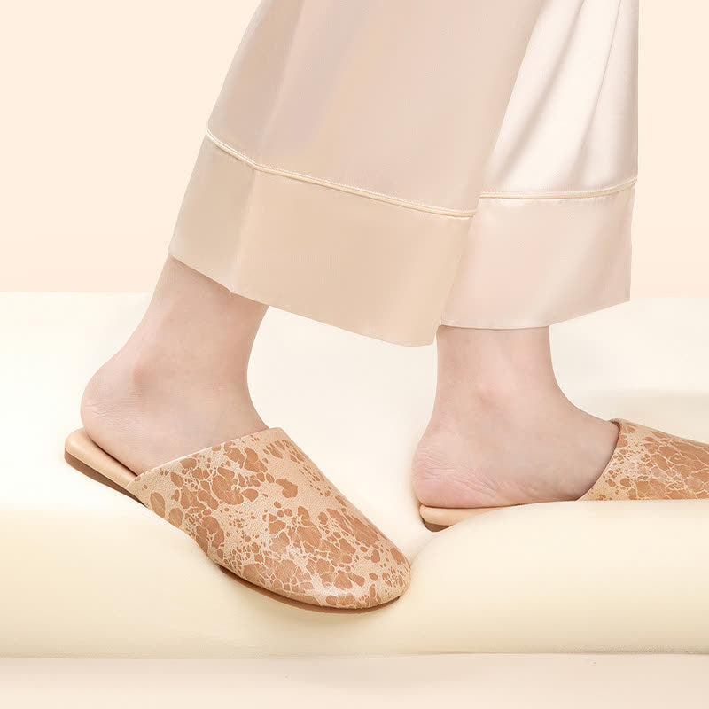 Ownkoti Vintage Marble Pattern Indoor Slippers - image 3