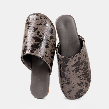 Ownkoti Vintage Marble Pattern Indoor Slippers - Gray - 2XL - image 10