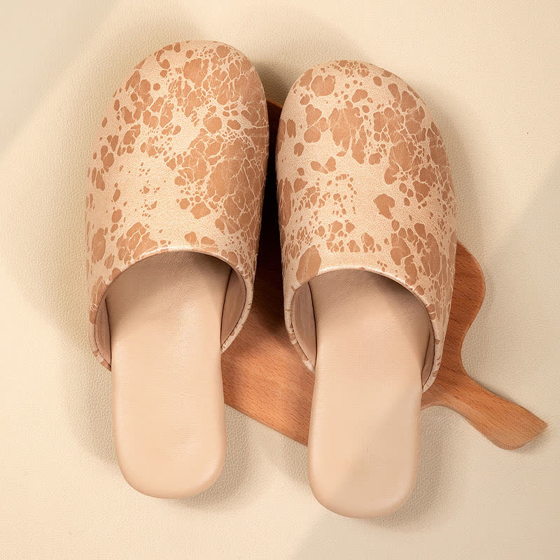 Ownkoti Vintage Marble Pattern Indoor Slippers - image 2