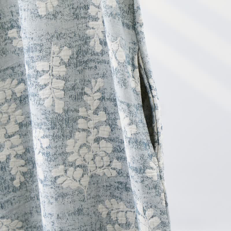 Ownkoti Elegant Botanical Pure Cotton Sleeveless Nightgown - image 7