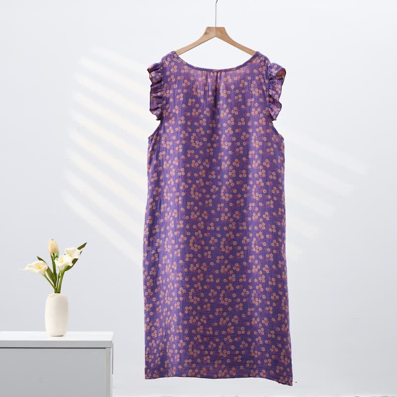 Ownkoti Country Daisy Pure Cotton Sleeveless Nightgown - image 3