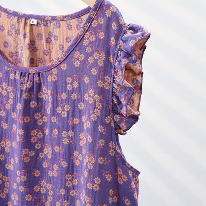 Ownkoti Country Daisy Pure Cotton Sleeveless Nightgown - image 7