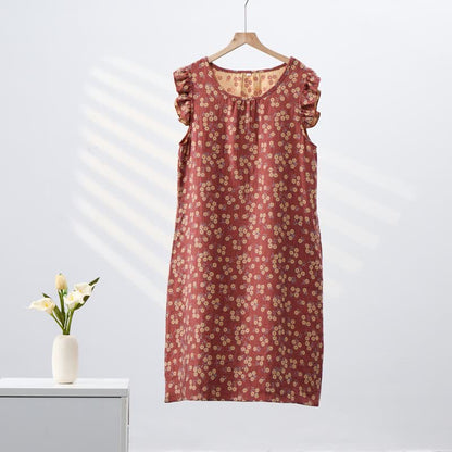 Ownkoti Country Daisy Pure Cotton Sleeveless Nightgown - image 11