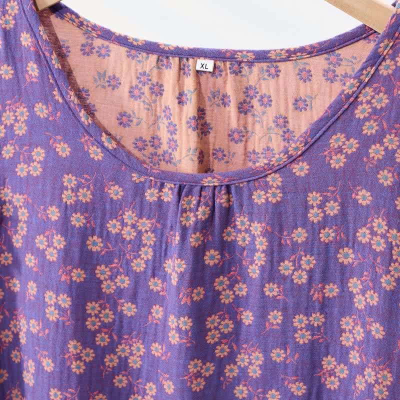 Ownkoti Country Daisy Pure Cotton Sleeveless Nightgown - image 6